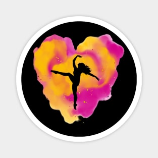 Holi Heart Dancer Magnet